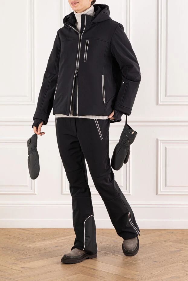 Brunello Cucinelli костюм прогулянковий mountain чорний з мембранної тканини з утеплювачем 191335 - фото 2