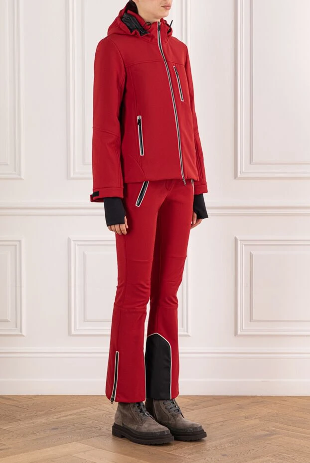 Brunello Cucinelli костюм прогулянковий mountain червоний з мембранної тканини з утеплювачем 191336 - фото 3