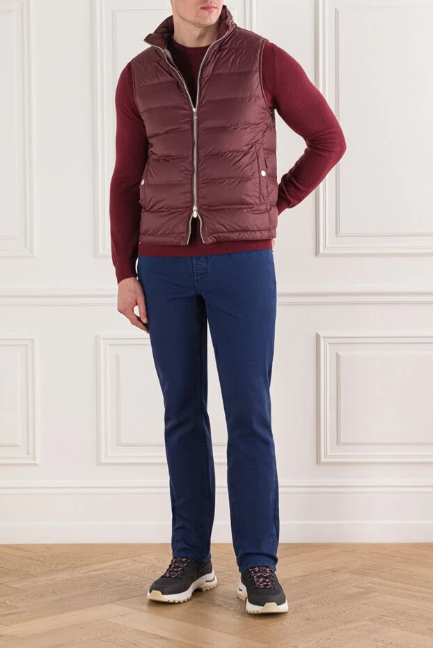 Brunello Cucinelli класичні джинси насиченого синього кольору 191409 - фото 2