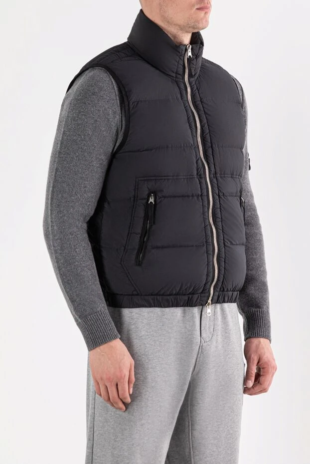 Stone Island жилет с объемным воротником и карманами на молнии 191577 - фото 3