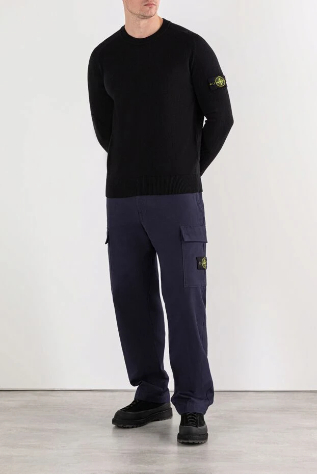 Stone Island geelong lightweight wool crew neck knit jumper 191624 - photo 2