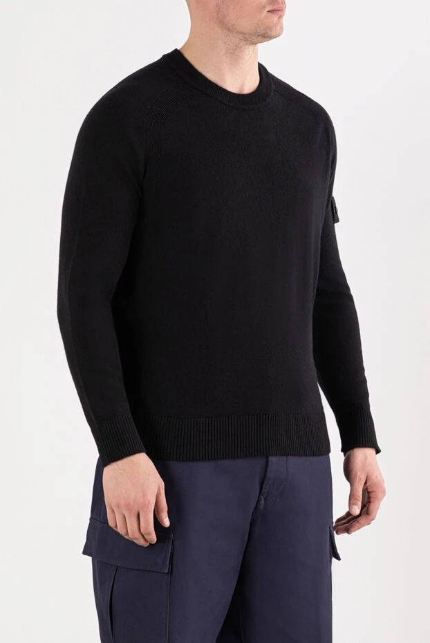 Stone Island geelong lightweight wool crew neck knit jumper 191624 - photo 3