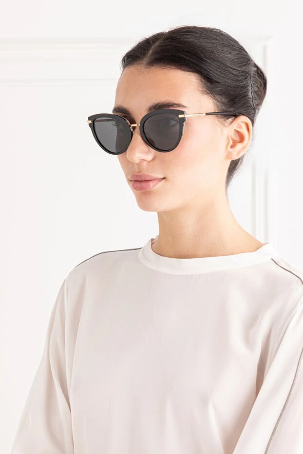 Dolce & Gabbana these are women's black acetate cat-eye sunglasses. 191657 - photo 2