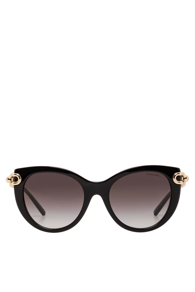 Tiffany&Co солнцезащитные очки кошачий глаз с фирменными звеньями hardwear 191659 - фото 1