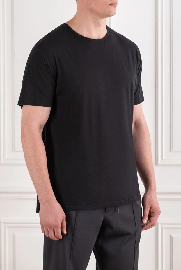 Derek Rose men's black premium ultra-soft cotton t-shirt 191682 - photo 3