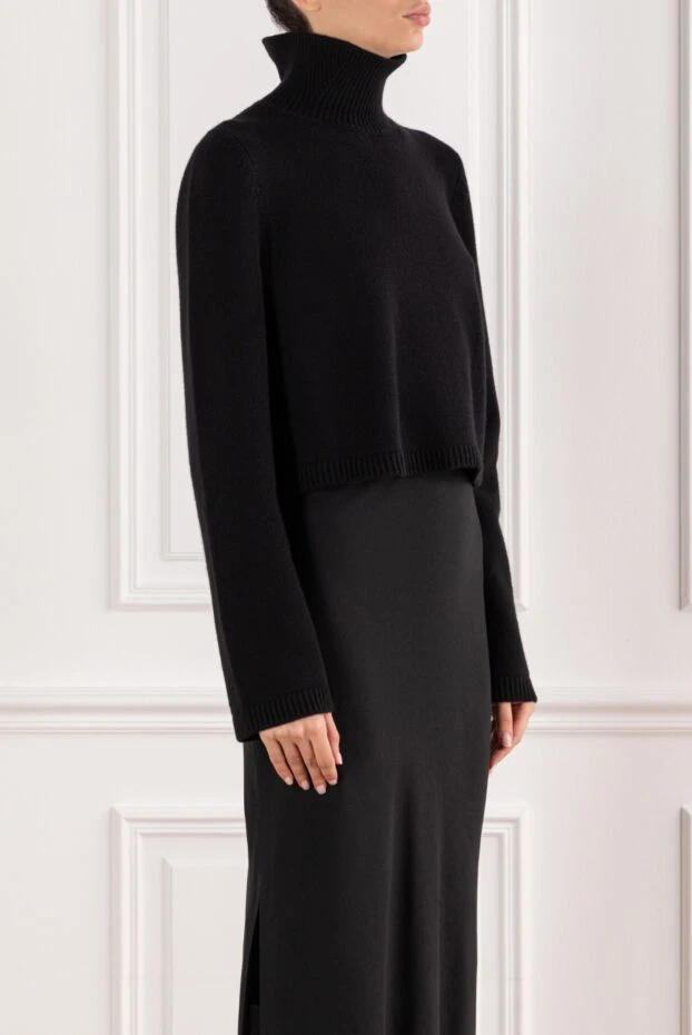 Alaia cashmere cropped turtleneck jumper 191705 - photo 3