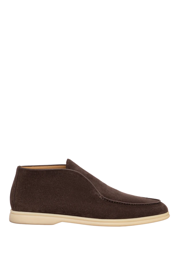 Loro Piana open walk ankle boot in soft beige suede 192155 - photo 1