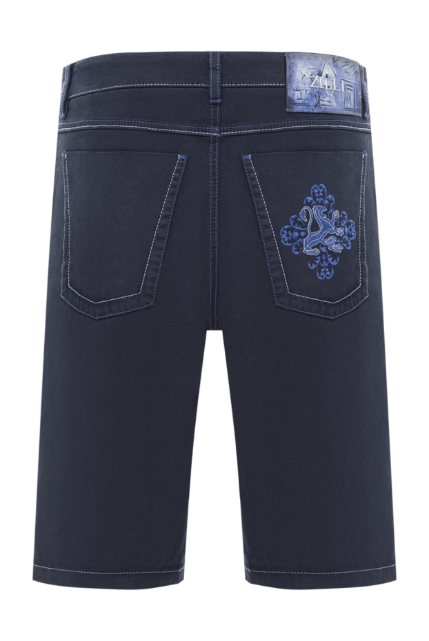 Zilli men's cotton denim shorts with pocket pattern 192223 - photo 2