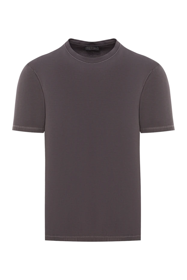 Cesare di Napoli gray t-shirt made of soft cotton jersey 196965 - photo 1