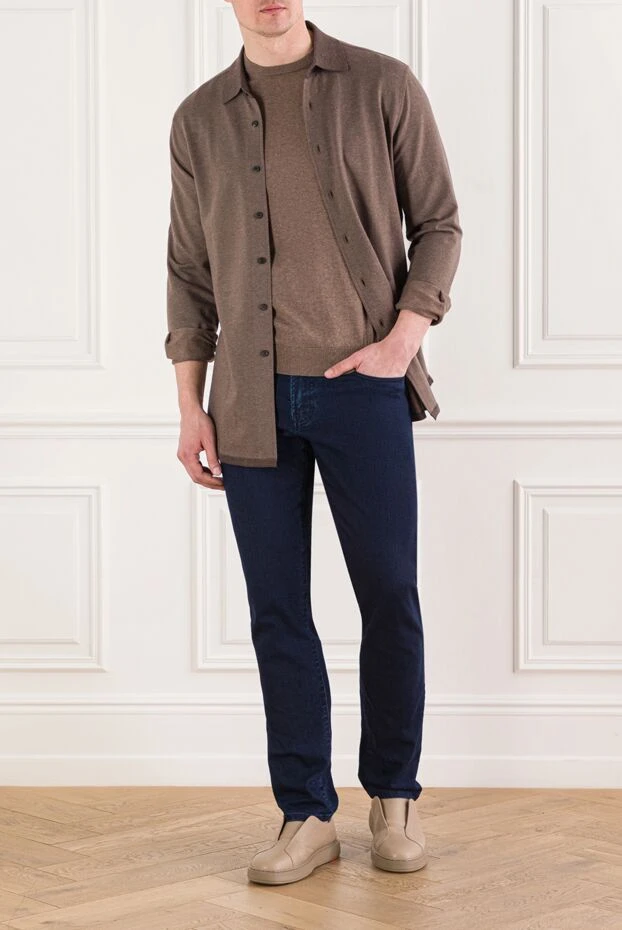 Cesare di Napoli джемпер короткий рукав 192442 - фото 2