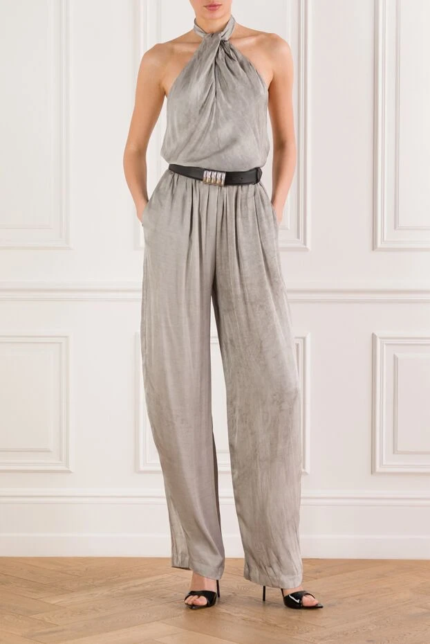The Andamane women's gray jumpsuit with a loop strap 192510 - photo 2
