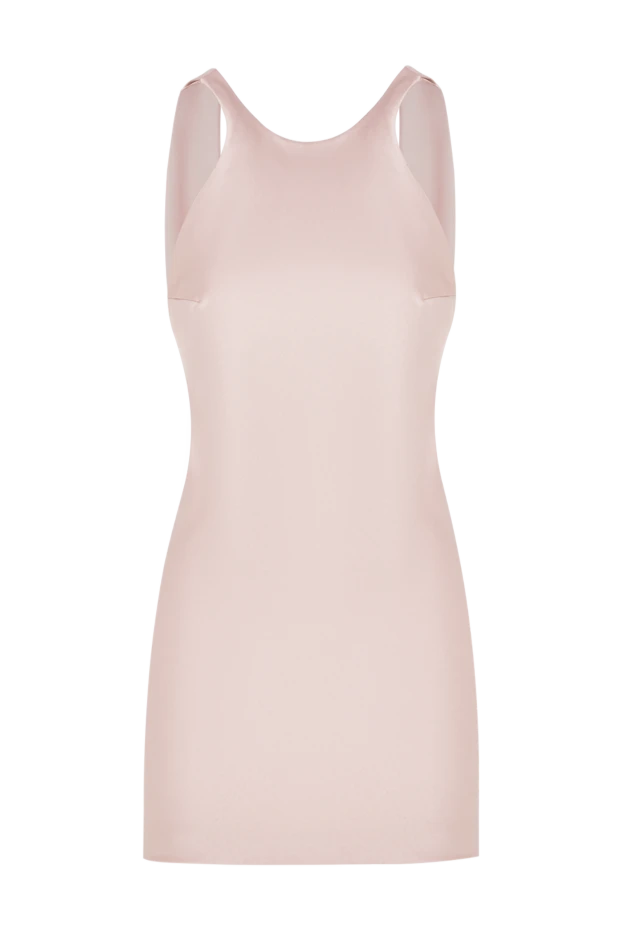 The Andamane carmen mini dress in pink crepe fabric 192516 - photo 1