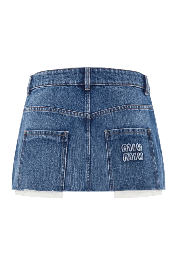 Miu Miu юбка джинсовая 192623 - фото 2