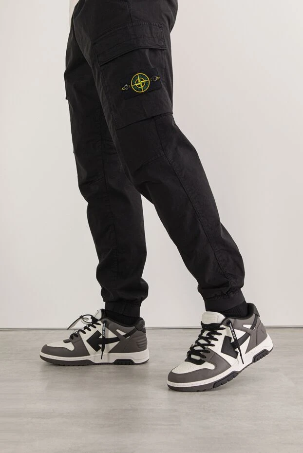 Out Of Office men's sneakers in smooth calfskin with perforations - photo 2