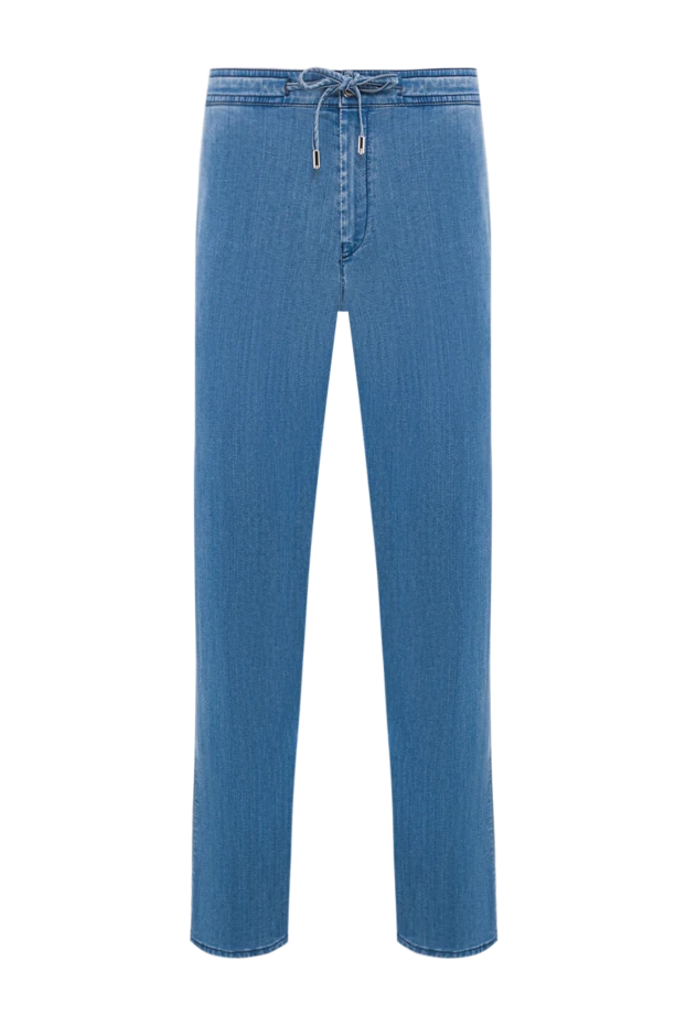 Scissor Scriptor men's blue jeans with an adjustable drawstring waistband 192710 - photo 1