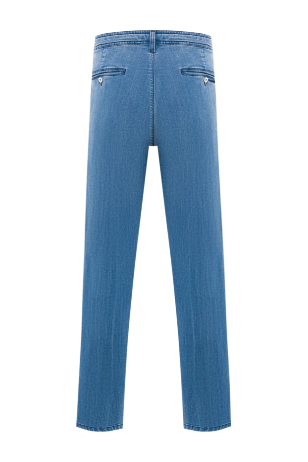 Scissor Scriptor men's blue jeans with an adjustable drawstring waistband 192710 - photo 2