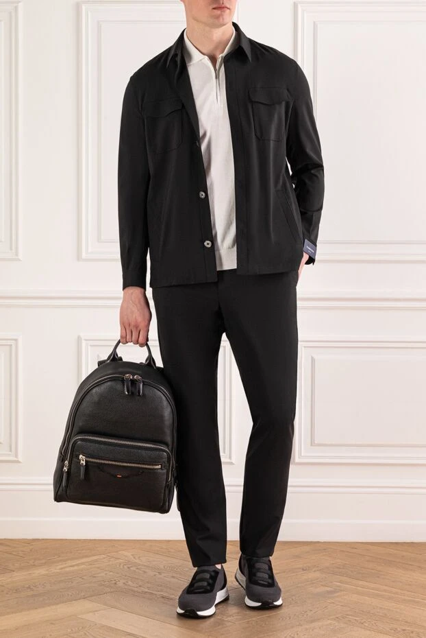 Tombolini black formal suit with a button-down shirt 192744 - photo 2