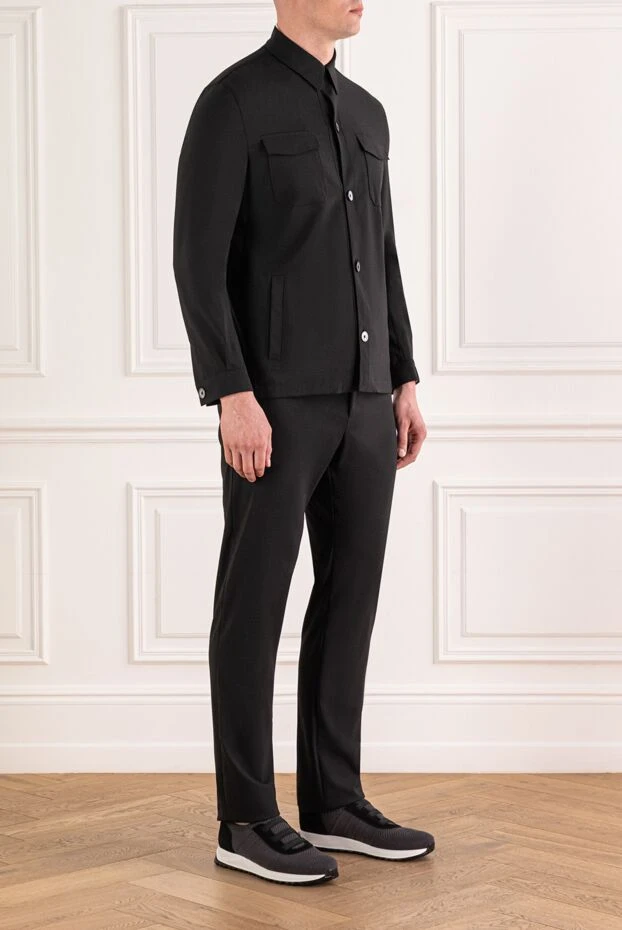 Tombolini black formal suit with a button-down shirt 192744 - photo 3