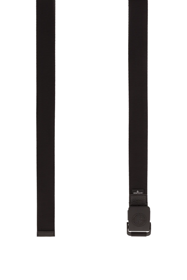 Stone Island ремень из нейлоновой ленты с отделкой из зернистой кожи 192875 - фото 3