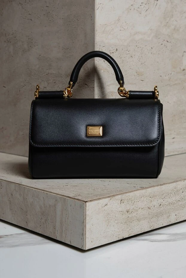 Dolce & Gabbana my sicily black plonge calfskin women's bag 192994 - photo 2