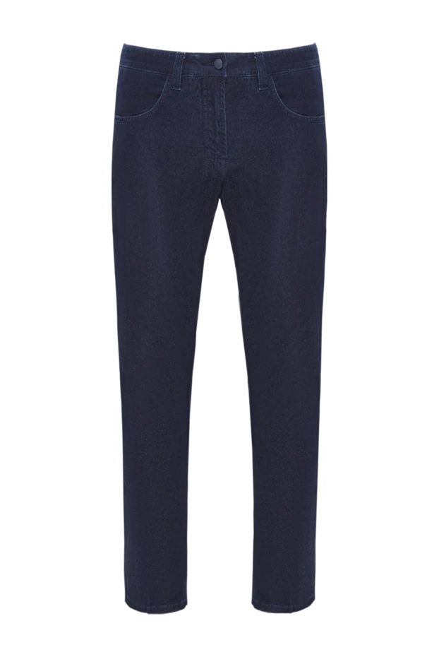 Stefano Ricci men's dark blue stretch cotton denim jeans 193142 - photo 1