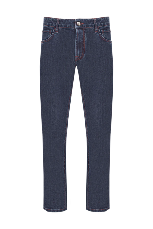Stefano Ricci men's premium dark blue jeans in a classic style 193143 - photo 1
