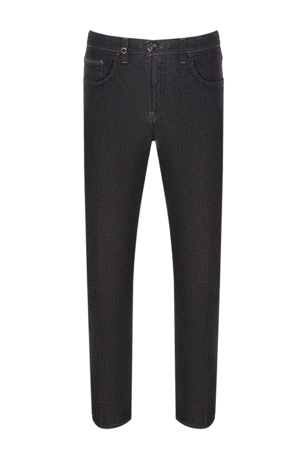 Stefano Ricci classic men's straight-leg jeans in black 193148 - photo 1