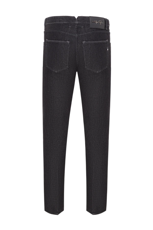 Stefano Ricci classic men's straight-leg jeans in black 193148 - photo 2