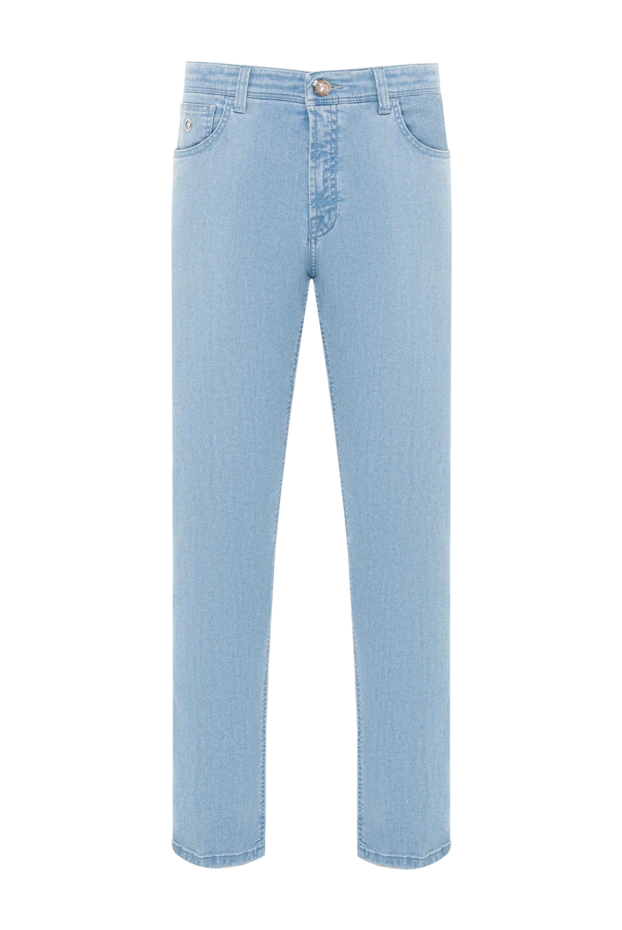 Stefano Ricci basic cotton jeans in light blue color for a versatile style 193150 - photo 1