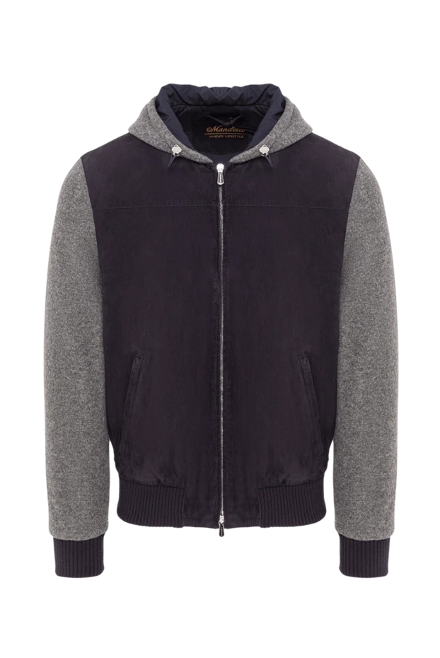 Enrico Mandelli men's bomber jacket with contrast sleeves and hood 193186 - photo 1