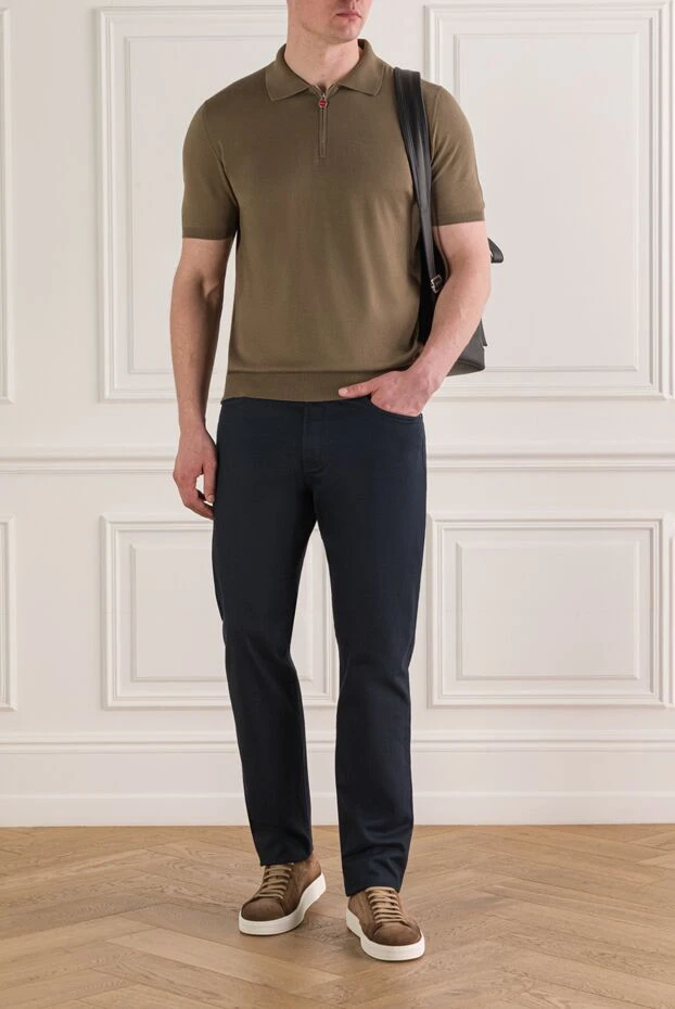 Loro Piana класичні джинси quarona з бавовняного деніму з додаванням еластичних волокон 193258 - фото 2