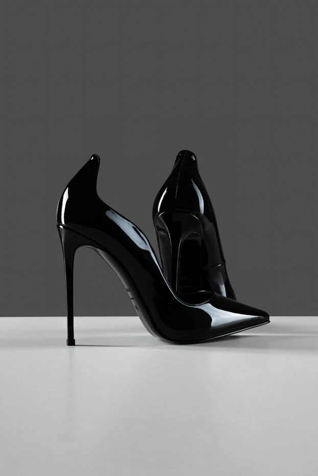 Le Silla ivy black patent leather heeled pumps 193290 - photo 2