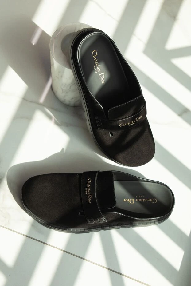 Dior dior boy black suede calfskin mules 193304 - photo 2