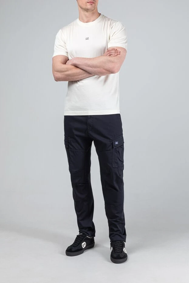 C.P.Company black cargo pants with patch pockets on the hips 193353 - photo 3