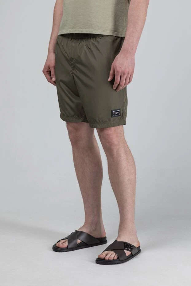 Dolce & Gabbana плавки-боксеры среднего размера зеленого цвета 193380 - фото 3