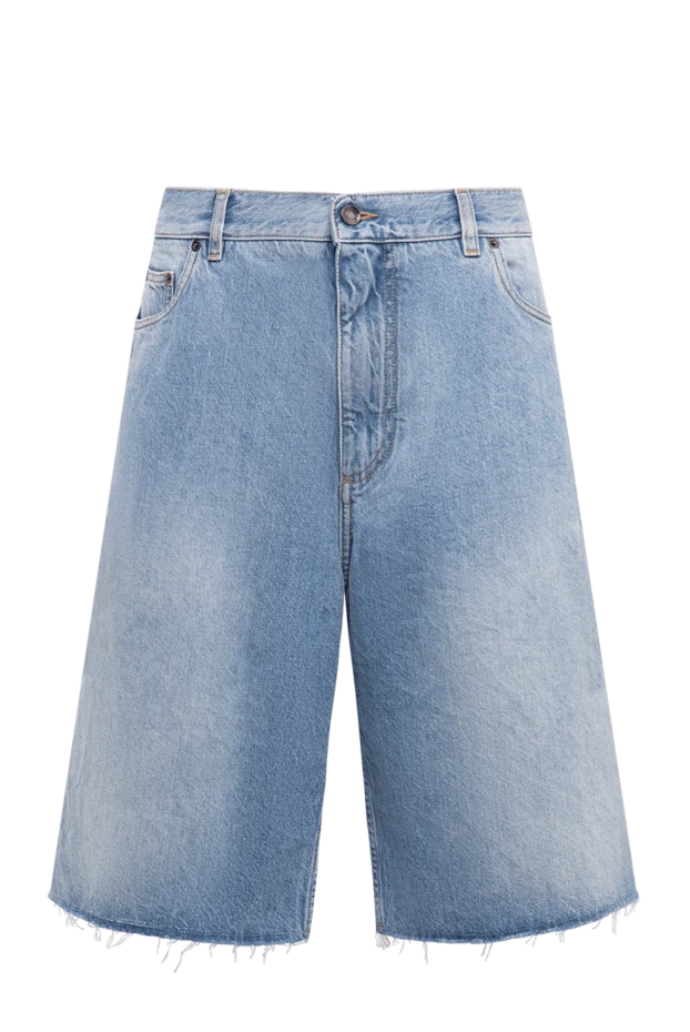 Dolce & Gabbana men's denim bermuda shorts with raw hem 193396 - photo 1
