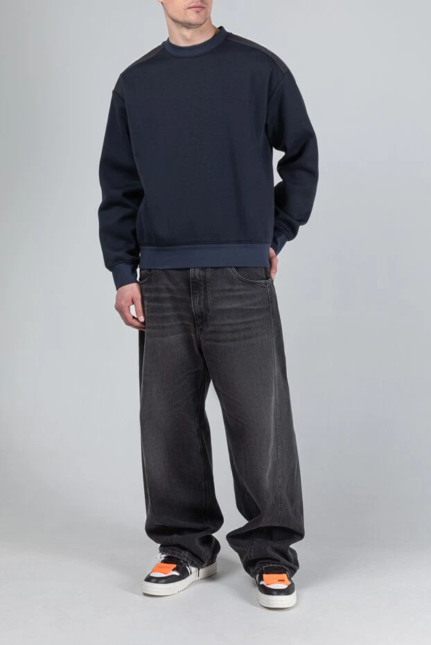 Dolce & Gabbana wide-leg denim jeans with a metal plate and logo 193403 - photo 3