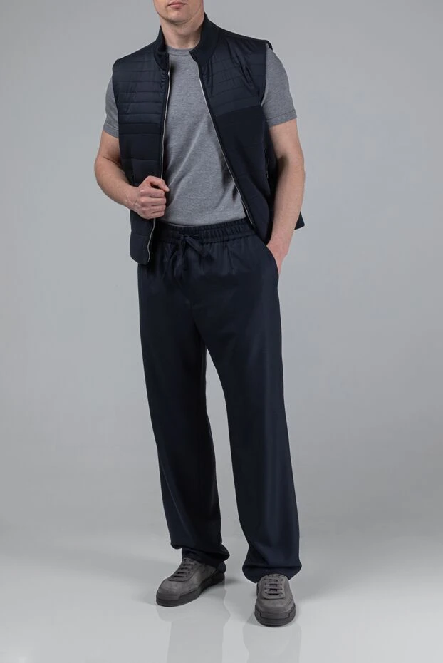 Dolce & Gabbana bird's eye wool track pants 193405 - photo 2