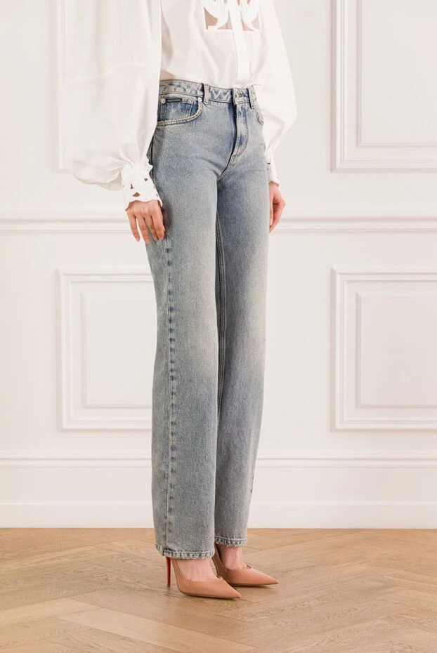 Dolce & Gabbana women's light blue distressed jeans 193414 - photo 3
