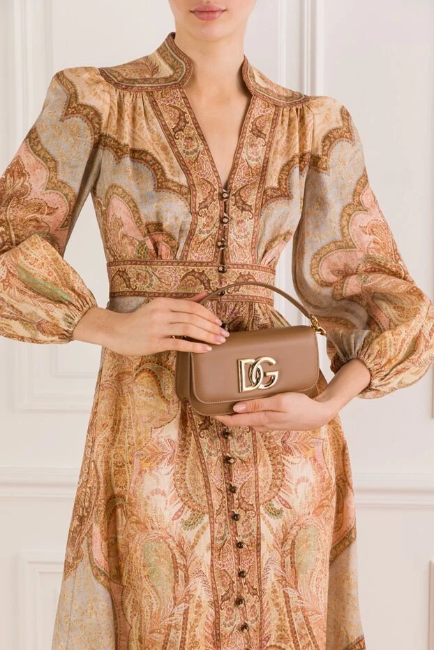 Dolce & Gabbana brown women's crossbody bag 3.5 193415 - photo 3