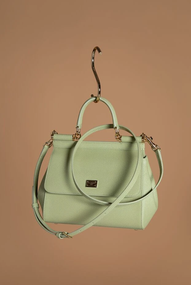 Dolce & Gabbana small lime green sicily bag made of dauphine calfskin 193416 - photo 2