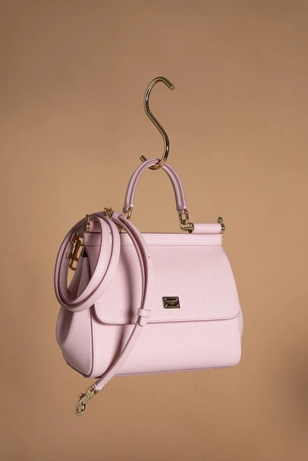 Dolce & Gabbana small pink sicily dauphine calfskin bag 193418 - photo 3