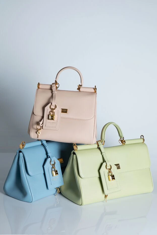 Dolce & Gabbana my sicily beige calfskin plonge women's bag 193419 - photo 2