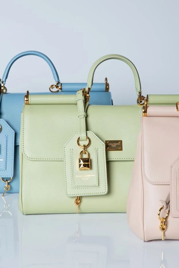 Dolce & Gabbana my sicily green calfskin plonge bag 193420 - photo 2