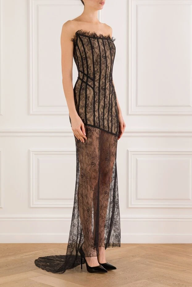 Giuseppe Di Morabito long corset maxi dress with lace effect 193425 - photo 3