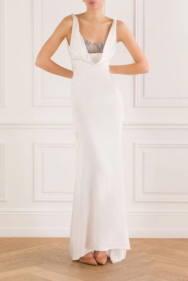 Giuseppe Di Morabito white fitted maxi evening dress 193428 - photo 2