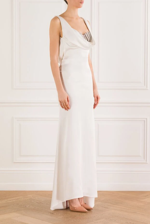 Giuseppe Di Morabito white fitted maxi evening dress 193428 - photo 3