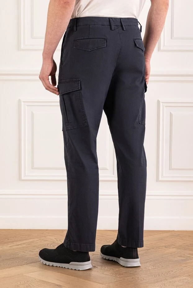 Jacob Cohen dark blue men's tapered cargo pants 193481 - photo 3