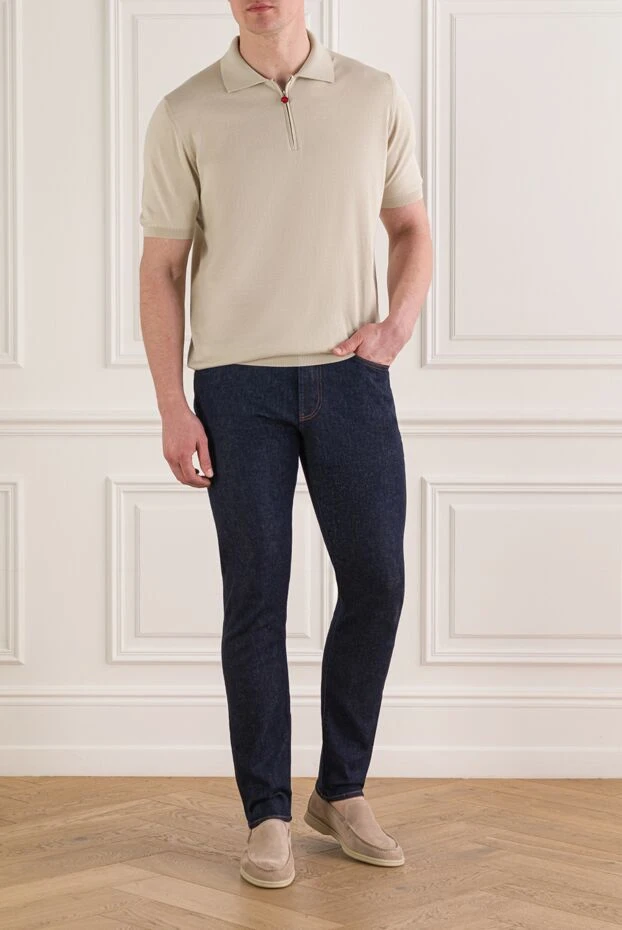 Kiton поло короткий рукав 193541 - фото 1