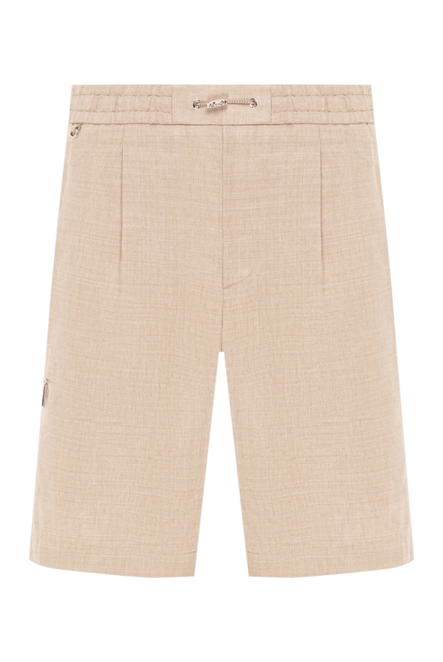Stefano Ricci men's premium bermuda shorts made from an exclusive blend of linen and wool 193585 - photo 1